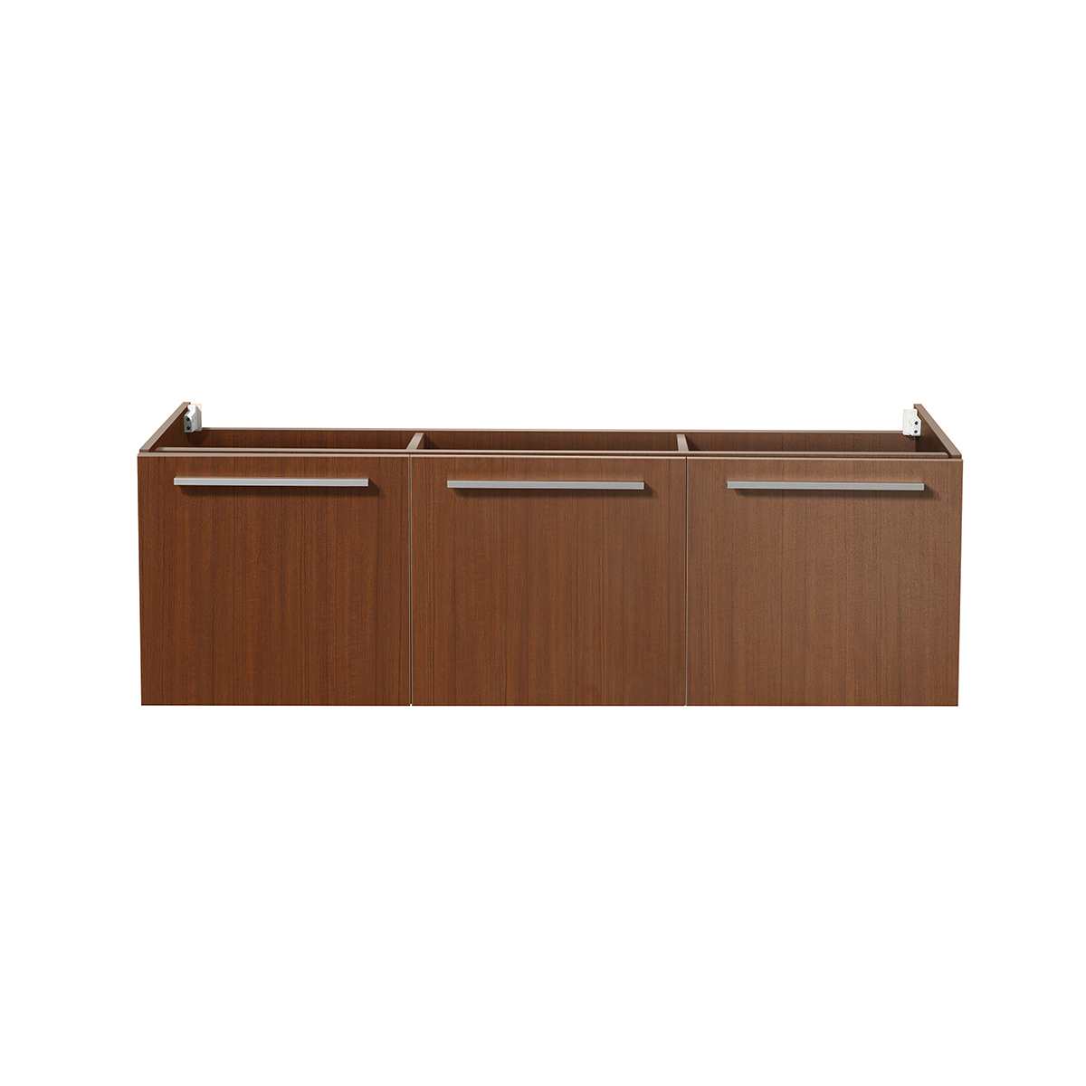 Vista 59" Double Wall Mounted MDF Vanity Cabinet Only - Less Vanity Top