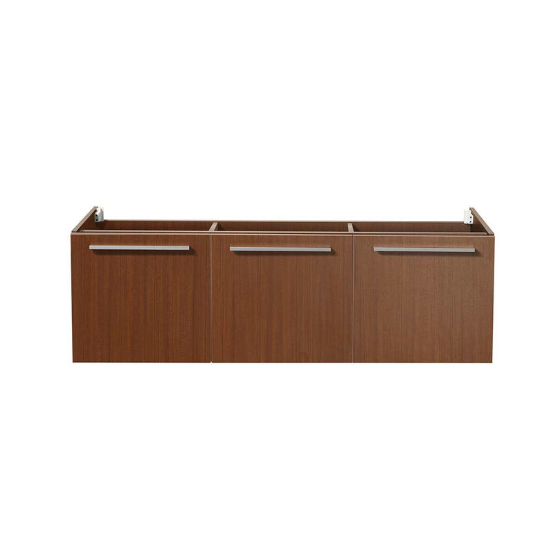 Vista 59" Double Wall Mounted MDF Vanity Cabinet Only - Less Vanity Top - image 8