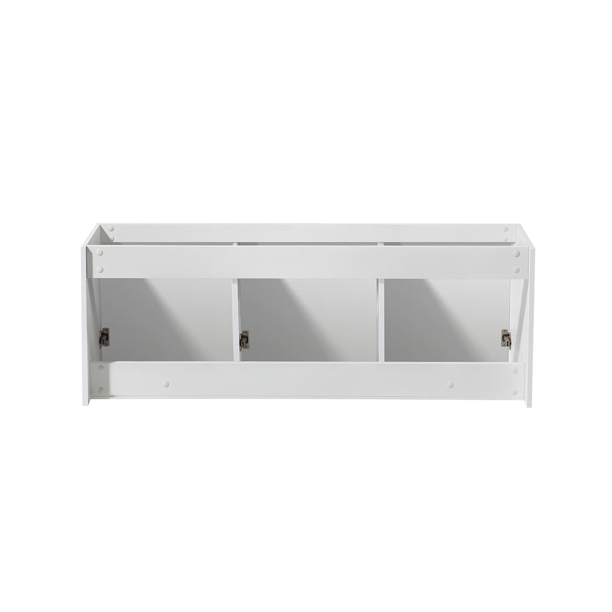 Vista 59" Double Wall Mounted MDF Vanity Cabinet Only - Less Vanity Top - image 11
