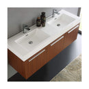 Vista 59" Wall Mounted Double Basin Vanity Set with Cabinet and Stone Vanity Top - image 17