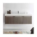 Vista 59" Wall Mounted Double Basin Vanity Set with Cabinet and Stone Vanity Top - image 7