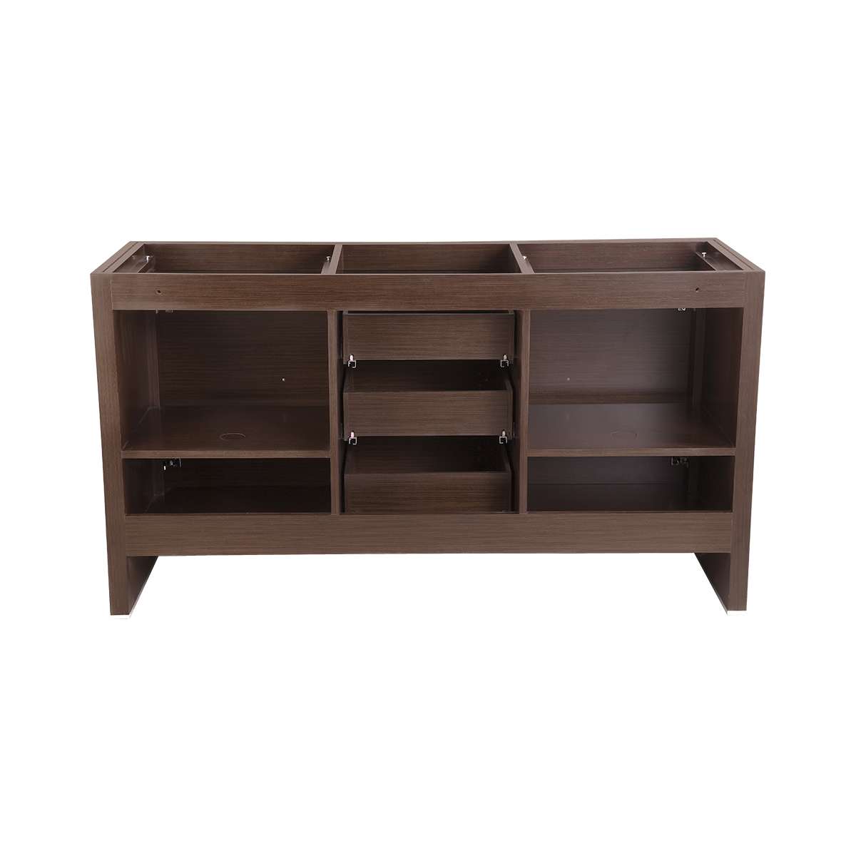 Allier Rio 60" Double Free Standing Vanity Cabinet Only - Less Vanity Top - image 8