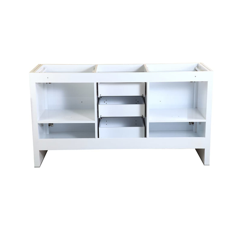 Allier Rio 60" Double Free Standing Vanity Cabinet Only - Less Vanity Top - image 9