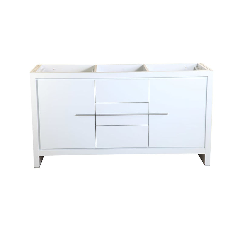 Allier Rio 60" Double Free Standing Vanity Cabinet Only - Less Vanity Top - image 4