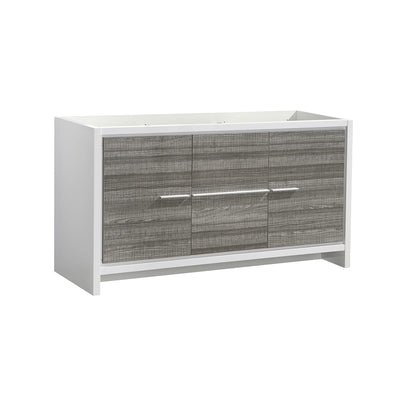 Allier Rio 60" Double Free Standing Vanity Cabinet Only - Less Vanity Top - image 1