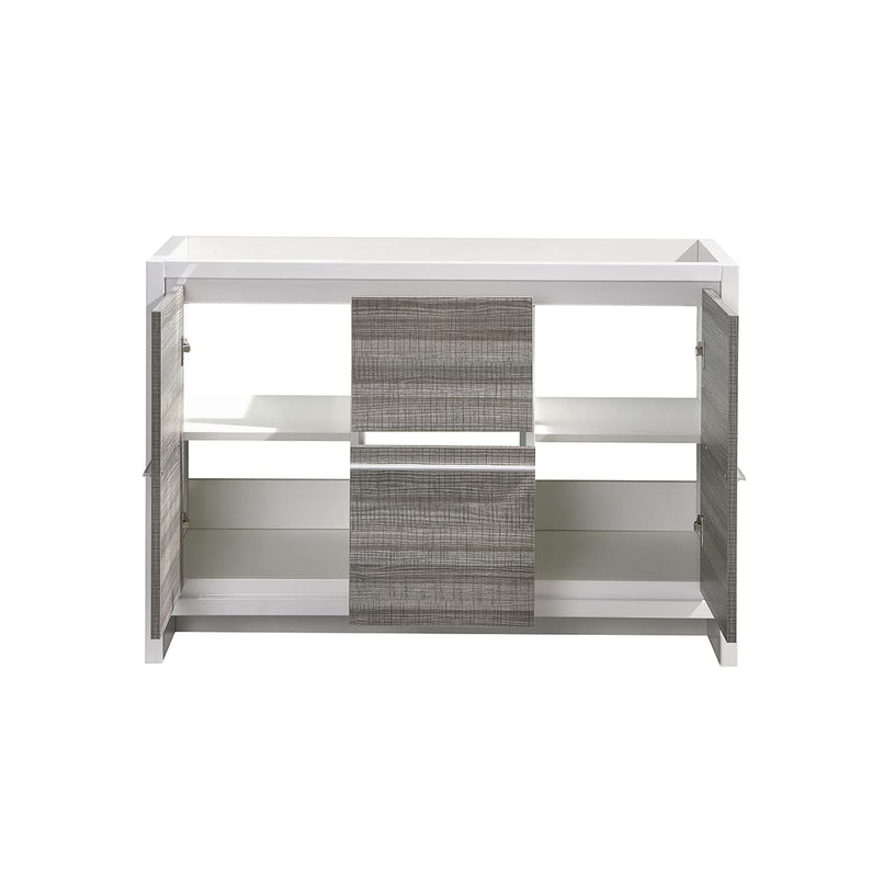 Allier Rio 48" Double Free Standing Vanity Cabinet Only - Less Vanity Top - image 3