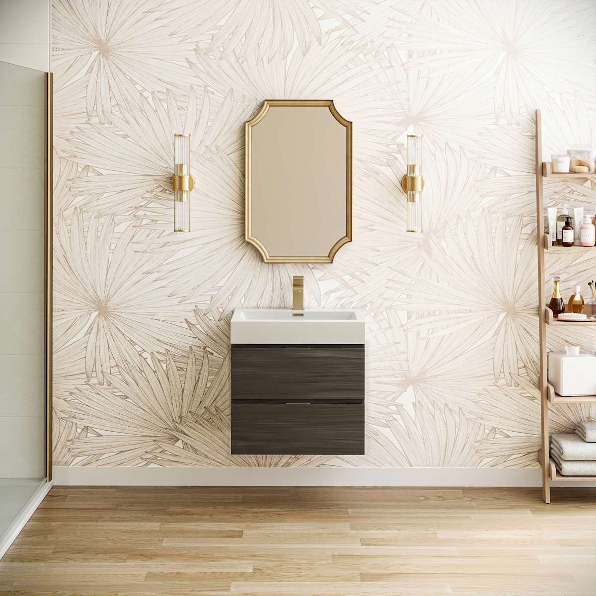 Valencia 24" Single Wall Mounted Vanity Cabinet - Less Vanity Top