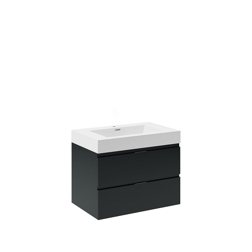 Valencia 30" Wall Mounted Single Basin Vanity Set with Cabinet and Acrylic Vanity Top - image 2