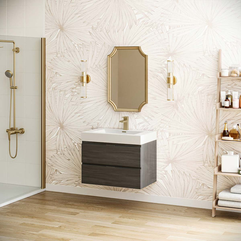 Valencia 30" Wall Mounted Single Basin Vanity Set with Cabinet and Acrylic Vanity Top - image 14