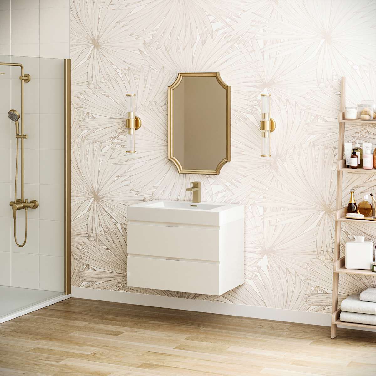 Valencia 30" Wall Mounted Single Basin Vanity Set with Cabinet and Acrylic Vanity Top - image 18