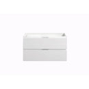 Valencia 36" Single Wall Mounted Vanity Cabinet - Less Vanity Top - image 5