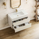 Valencia 36" Wall Mounted Single Basin Vanity Set with Cabinet and Acrylic Vanity Top - image 3