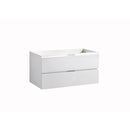 Valencia 40" Single Wall Mounted Vanity Cabinet - Less Vanity Top - image 1