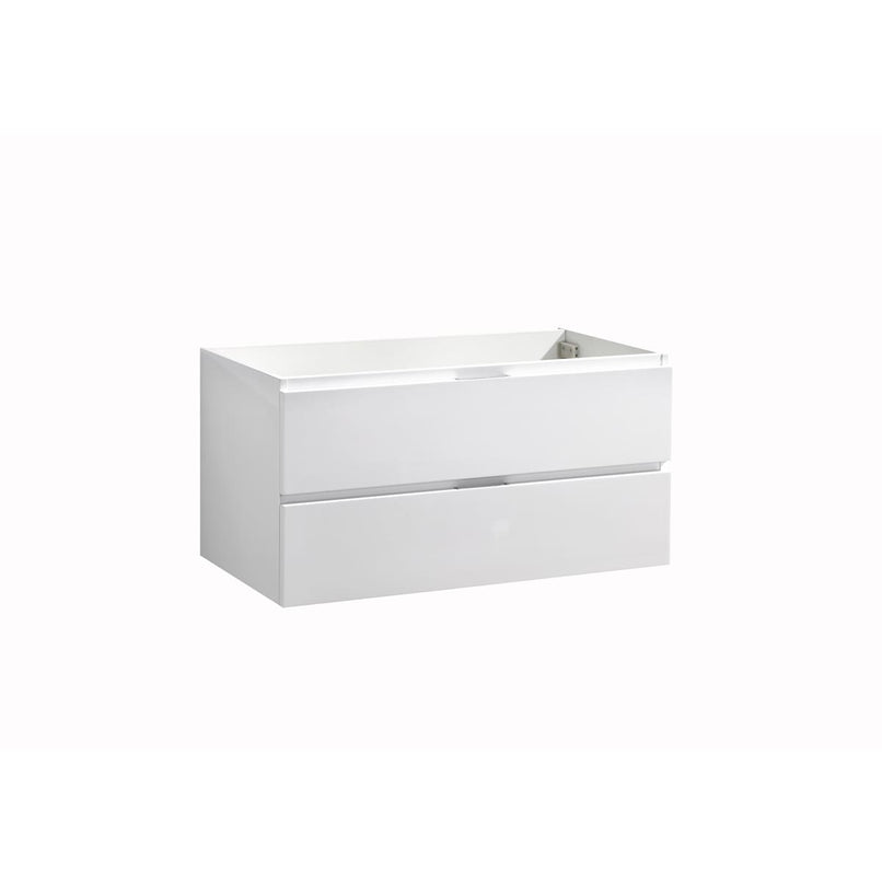 Valencia 40" Single Wall Mounted Vanity Cabinet - Less Vanity Top - image 1