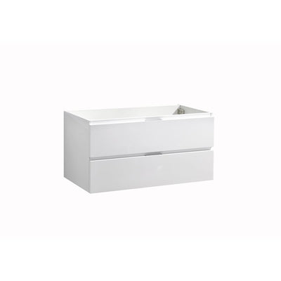 Valencia 40" Single Wall Mounted Vanity Cabinet - Less Vanity Top - image 1