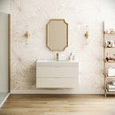 Valencia 40" Wall Mounted Single Basin Vanity Set with Cabinet and Acrylic Vanity Top - image 1