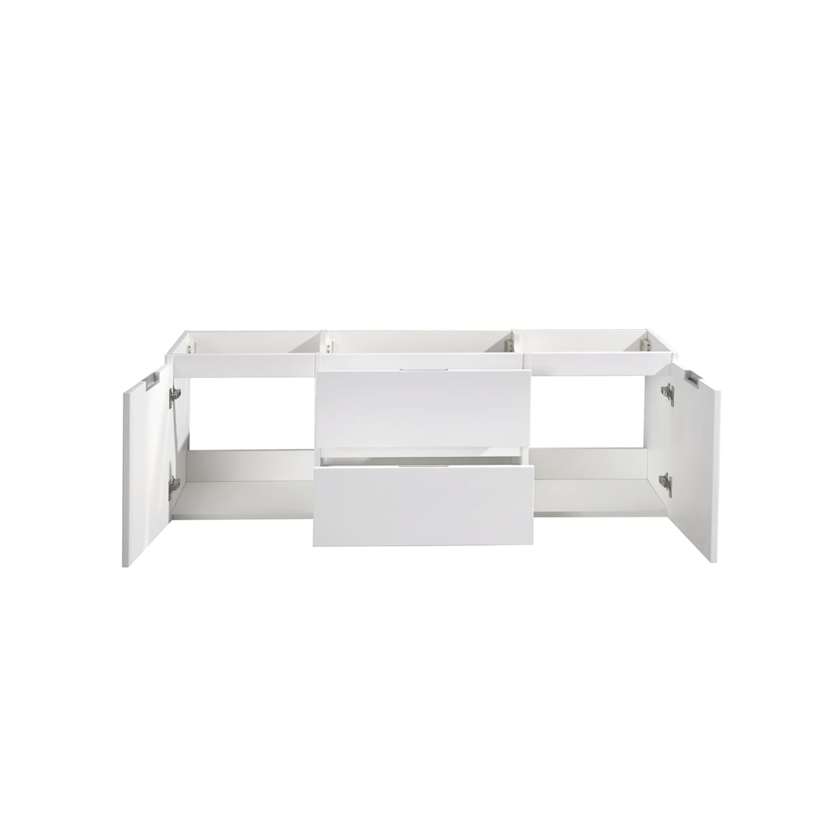 Valencia 48" Single Wall Mounted Vanity Cabinet - Less Vanity Top - image 9