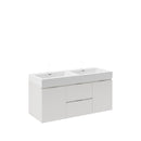 Valencia 48" Wall Mounted Double Basin Vanity Set with Cabinet and Acrylic Vanity Top - image 2