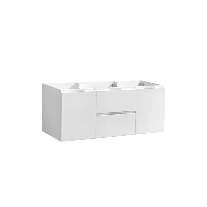 Valencia 48" Double Wall Mounted Vanity Cabinet - Less Vanity Top - image 1