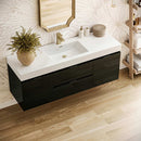 Valencia 60" Wall Mounted Single Basin Vanity Set with Cabinet and Acrylic Vanity Top - image 4