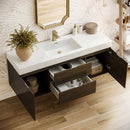 Valencia 60" Wall Mounted Single Basin Vanity Set with Cabinet and Acrylic Vanity Top - image 12