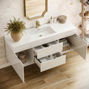 Valencia 60" Wall Mounted Single Basin Vanity Set with Cabinet and Acrylic Vanity Top - image 16