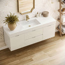 Valencia 60" Wall Mounted Single Basin Vanity Set with Cabinet and Acrylic Vanity Top - image 17