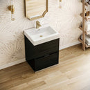 Valencia 24" Free Standing Single Basin Vanity Set with Cabinet and Acrylic Vanity Top - image 4