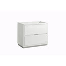Valencia 36" Single Free Standing Vanity Cabinet - Less Vanity Top - image 1