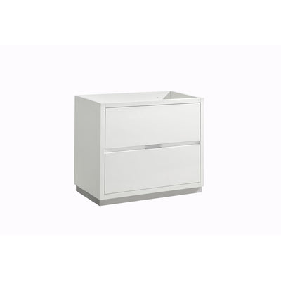 Valencia 36" Single Free Standing Vanity Cabinet - Less Vanity Top - image 1