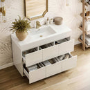 Valencia 48" Free Standing Single Basin Vanity Set with Cabinet and Acrylic Vanity Top - image 3