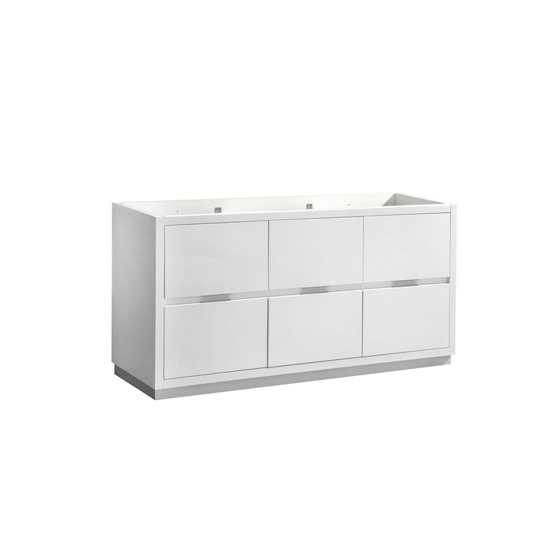 Valencia 48" Double Free Standing Vanity Cabinet - Less Vanity Top - image 1