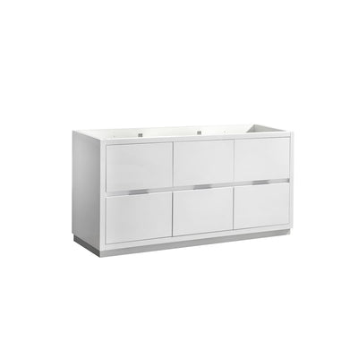 Valencia 48" Double Free Standing Vanity Cabinet - Less Vanity Top - image 1