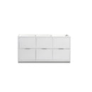 Valencia 60" Single Free Standing Vanity Cabinet - Less Vanity Top - image 2