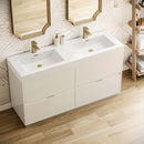 Valencia 60" Free Standing Double Basin Vanity Set with Cabinet and Acrylic Vanity Top - image 4