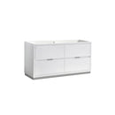 Valencia 60" Double Free Standing Vanity Cabinet - Less Vanity Top - image 1