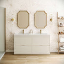 Valencia 60" Free Standing Double Basin Vanity Set with Cabinet and Acrylic Vanity Top - image 1