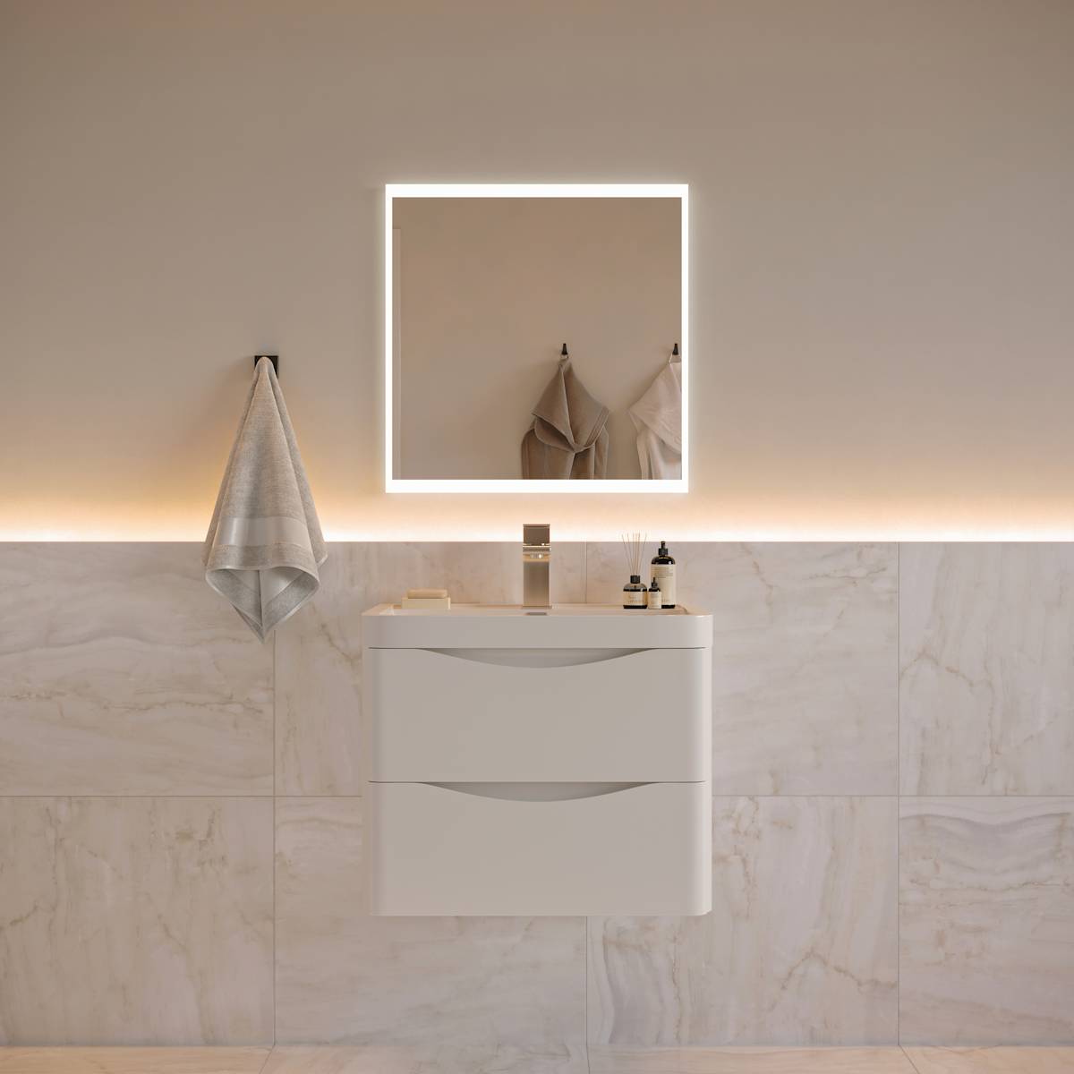 Tuscany 24" Single Wall Mounted Vanity Cabinet - Less Vanity Top - image 11