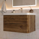 Tuscany 32" Wall Mounted Single Basin Vanity Set with Cabinet and Acrylic Vanity Top - image 5