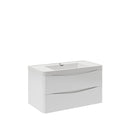Tuscany 36" Wall Mounted Single Basin Vanity Set with Cabinet and Acrylic Vanity Top - image 12