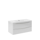 Tuscany 40" Wall Mounted Single Basin Vanity Set with Cabinet and Acrylic Vanity Top - image 12