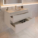 Tuscany 40" Wall Mounted Single Basin Vanity Set with Cabinet and Acrylic Vanity Top - image 13