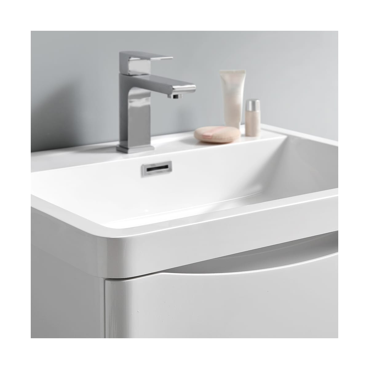 Tuscany 40" Wall Mounted Single Basin Vanity Set with Cabinet and Acrylic Vanity Top - image 16