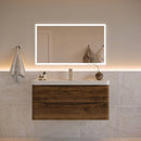 Tuscany 40" Wall Mounted Single Basin Vanity Set with Cabinet and Acrylic Vanity Top - image 1
