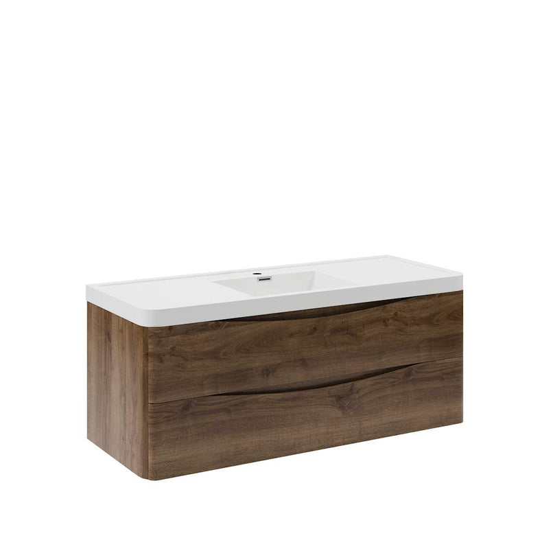 Tuscany 48" Wall Mounted Single Basin Vanity Set with Cabinet and Acrylic Vanity Top - image 2