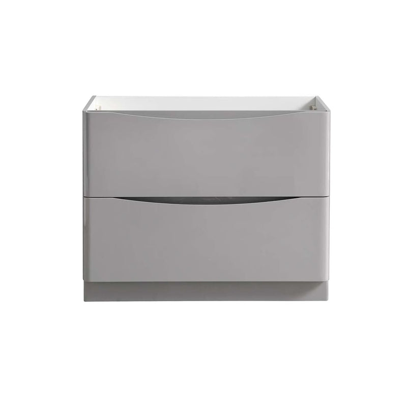 Senza 40" Single Free Standing Manufactured Wood Vanity Cabinet Only - Less Vanity Top - image 2