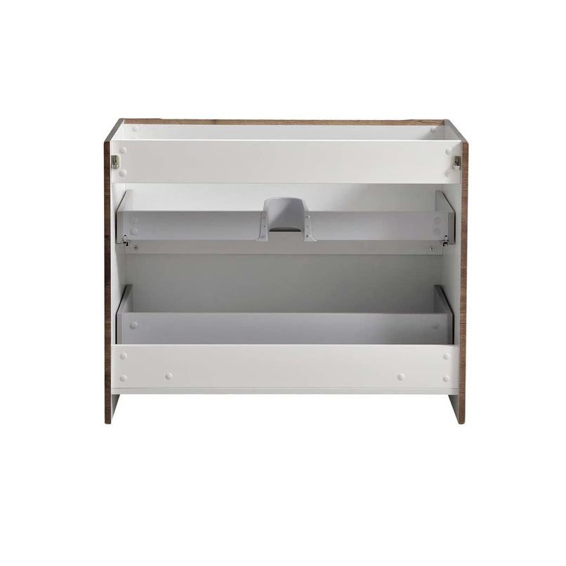 Senza 40" Single Free Standing Manufactured Wood Vanity Cabinet Only - Less Vanity Top - image 9