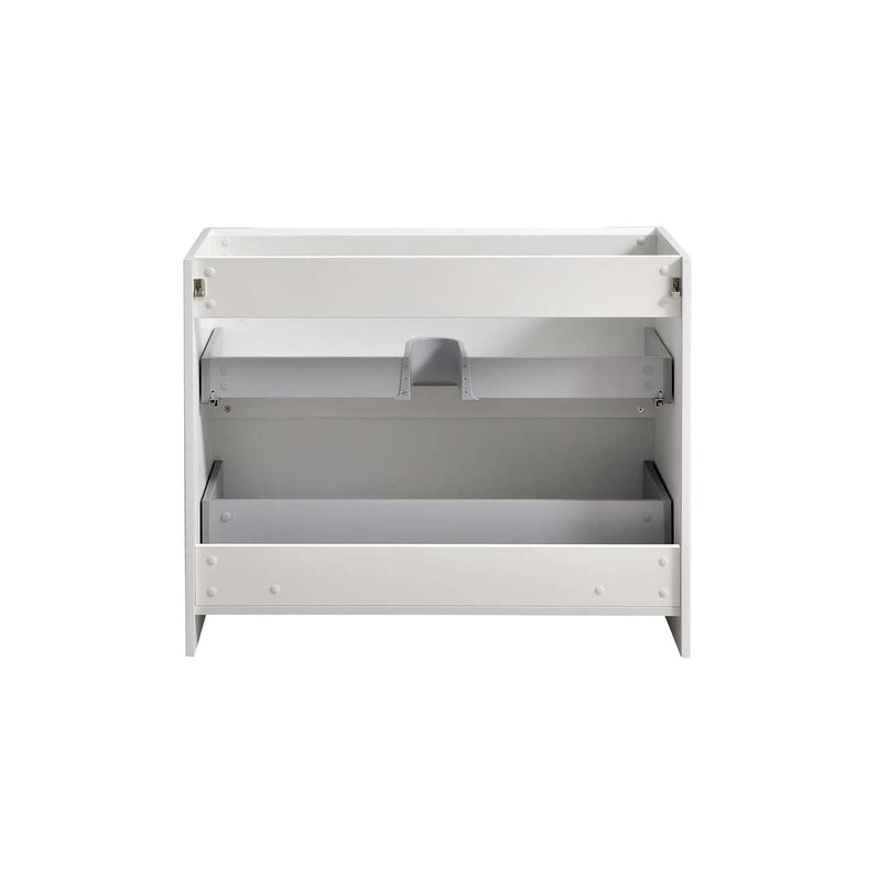 Senza 40" Single Free Standing Manufactured Wood Vanity Cabinet Only - Less Vanity Top - image 10