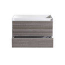 Catania 36" Single Wall Mounted Manufactured Wood Vanity Cabinet Only - Less Vanity Top - image 6