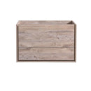 Catania 36" Single Wall Mounted Manufactured Wood Vanity Cabinet Only - Less Vanity Top - image 3